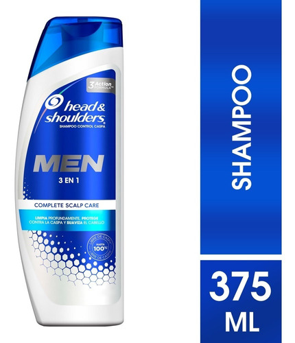 Shampoo Head & Shoulders 3en1 Men Complete Scalp Care 375 Ml