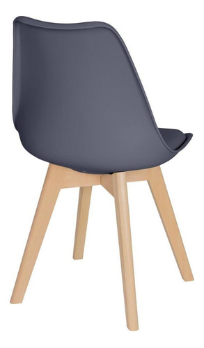 Cadeira de jantar Loft7 Leda, estrutura de cor  fendi, 1 unidade