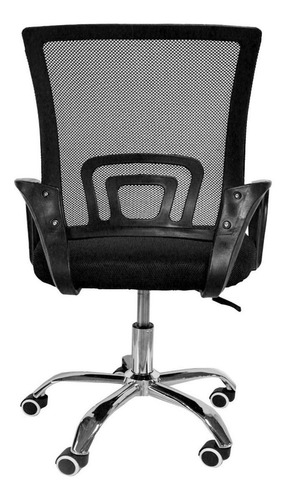 Imagen 2 de 4 de Rack & Pack Mkz-sillaofiajus ergonómica negra con tapizado de tela