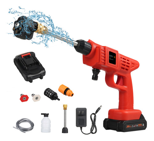 Lavadora Inalámbrica Con Rociador, Batería De 300 W, Lavador