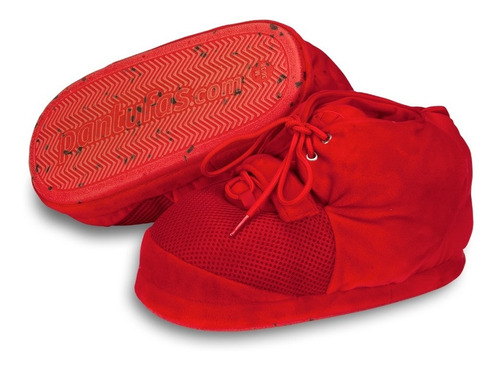 Pantufa Sneaker Hype Red October Tênis Air - Solado Borracha