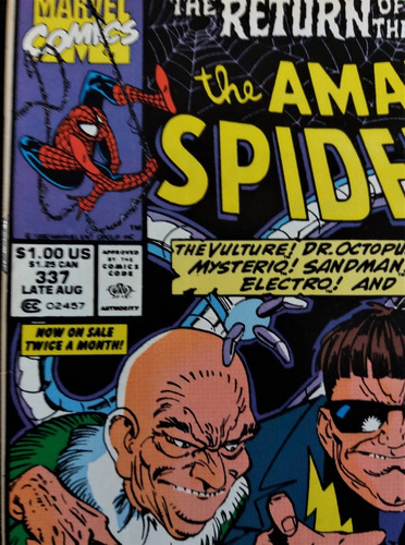 Hq The Amazing Spider-man #337 Importada Nova Impecável