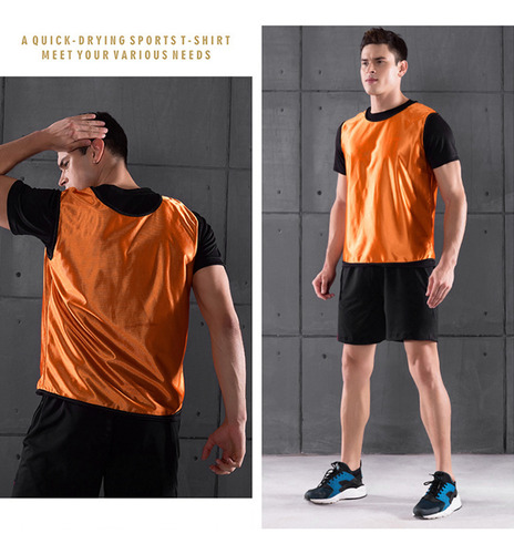 (o) Chaleco De Equipo De Entrenamiento De Fútbol Con Camiset