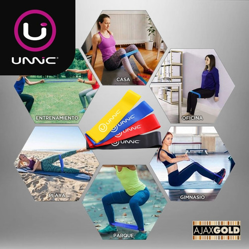 Imagen 7 de 9 de Tiraband Banda Circular Elastica Latex Fitness Yoga Tension