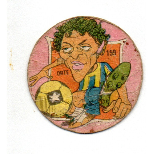 Figurita Chapitas Futbol 1981 Orte Rosario Central