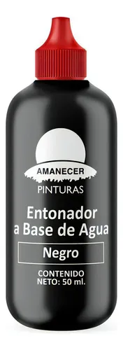 Entonador De Pintura Al Agua 50 Cc Colores | Amanecer Color Amarillo
