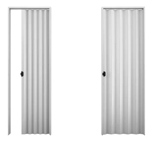 Puerta Plegable Pvc Blanca 1,10 X 2.10 - Smf 