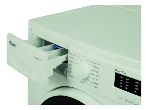 Lavarropas automático Tem hasta 6kg 220V color blanco
