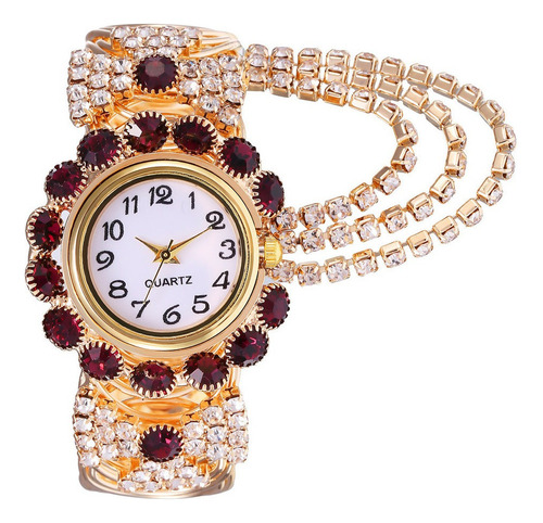 Reloj Inglés Con Diamantes For Mujer