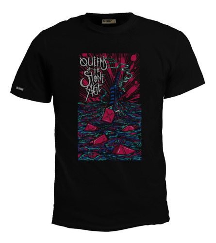 Camiseta Queens Of The Stone Age Banda Rock Metal Bto