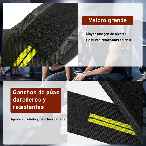 Cddgl 1 Par Vendas Para Rodilla y 2pcs 5m Correa De Boxeo Autoadhesiva Elastica Rodilleras Gym Knee Wraps,Adecuado para Voleibol,Correr, Baloncesto, Fútbol,Gimnasio,deportes,Etc.