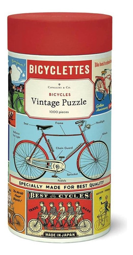 Cavallini Puzzle De 1000 Piezas, Bicicletas