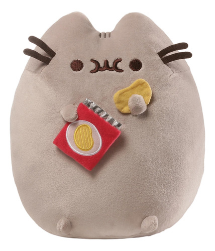 Gund Pusheen Snackables - Peluche De Pusheen, Color Gris, 9.