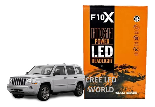 Luces Cree Led F10x Csp Jeep Patriot X2