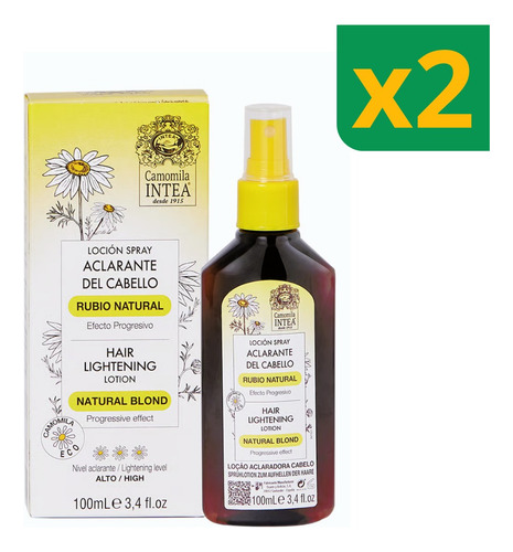 2 Botellas Camomila Intea® Loción Manzanilla Rubio Natural