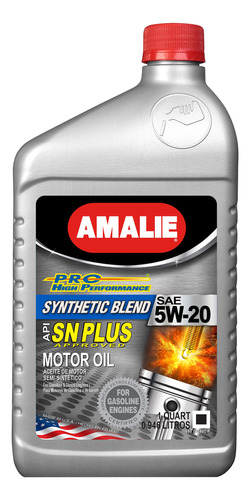 Amalie Pro High Performance 5w-20 Motor Motor Oil (160-75646