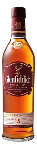 Pack De 4 Whisky Glenfiddich Single Malt 15 Años 750 Ml