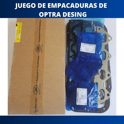 Juego Kit Empacadura Completo Optra Desing Advance 1 Ovalo 