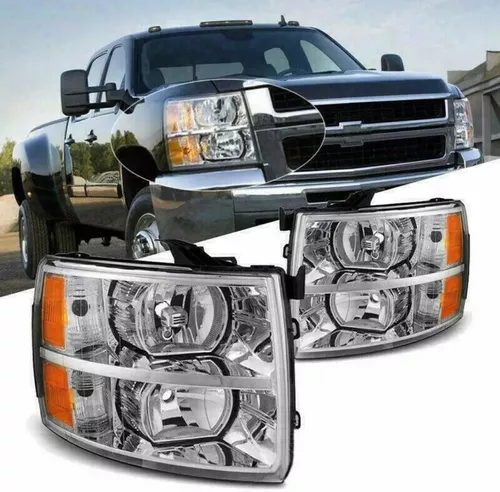 Para Chevy Silverado 1500 HD 2007-2015 faros delanteros LED + luz  antiniebla 995613713150