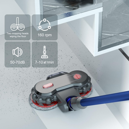 Cabezal De Trapeador Eléctrico Para Aspiradora Dyson V7/v8/v