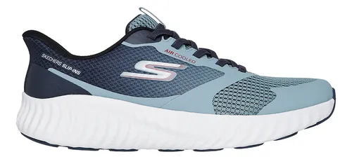 Skechers Tenis Go Run Now Hombre Azul