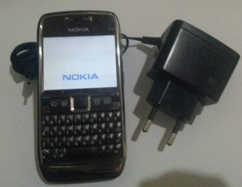 Nokia E71 Preto-3mp C/ Flash,vivo+carregador Original(usado)