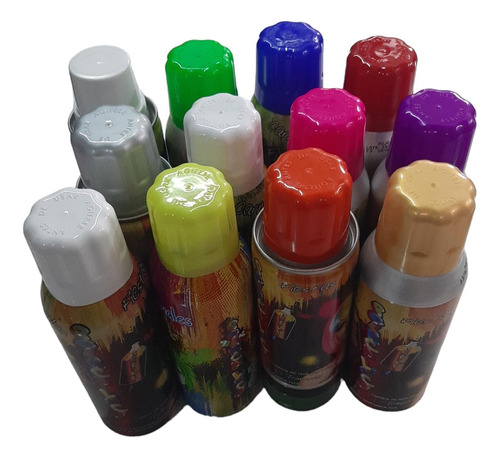 Laca Spray De Colores Temporales Fácil - mL a $215