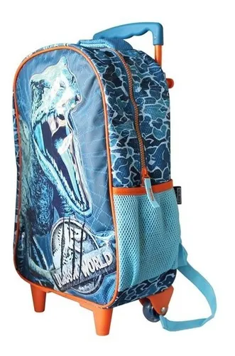 Mochila Escolar Jurassic World Con Ruedas Bolso Dinosaurio | CUCHITOSTORE