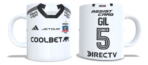 Tazon Taza + Porta Vaso Colo Colo Leonardo Gil 2024