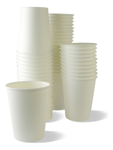 Vaso Para Café Encerado Blanco 12 Oz - 1,000 Pzas.