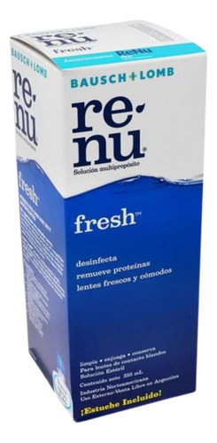 Renu Plus Solución Multipropósito Caja Con Frasco Con 355 Ml