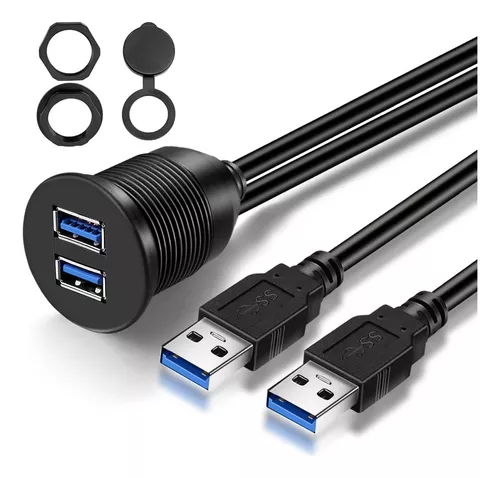 Cargador Doble + Cable USB-A a Tipo C. MOBILE+ MB-1043.