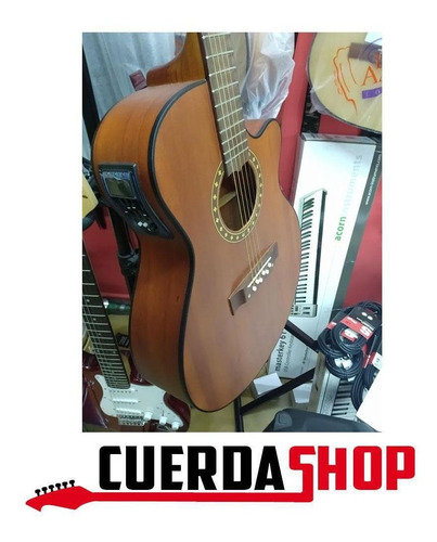 Imagen 4 de 5 de Guitarra Electroacústica Gracia 340 Eq Y Afinador