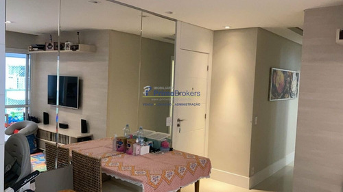 Imagem 6 de 15 de Apartamento Com 2 Dormitórios E Varanda Gourmet - Easy Maracá - Pb60447