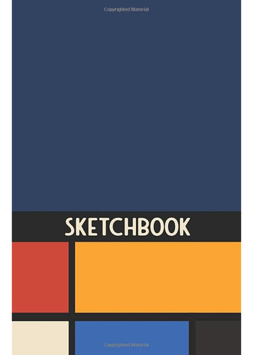 Book Bauhaus Minimalism Themed Small Sketchbook: Bla English