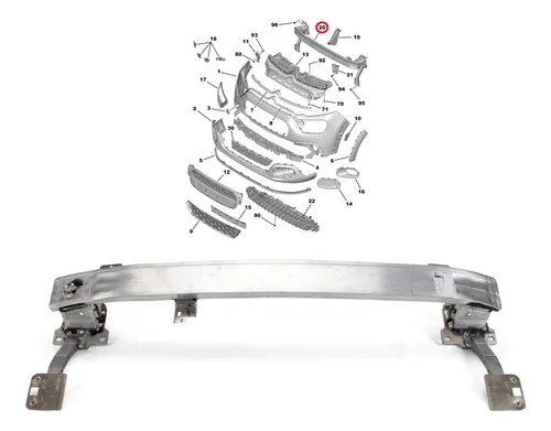 comprar Refuerzo Delantero Citroen C3 2018-2021 9801276380