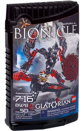 Todobloques Lego 8978 Bionicle Skrall Glatorian Legends !
