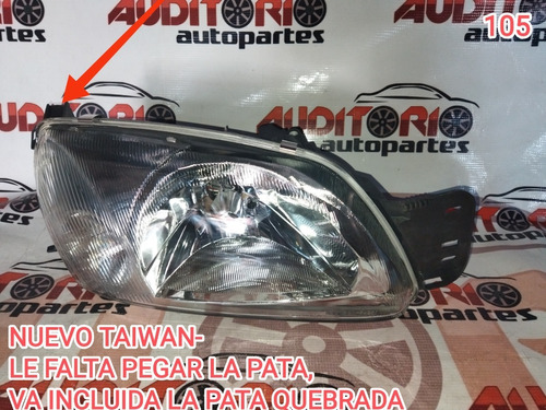 Faro Ford Fiesta Ikon Courier Blanco Taiwan Minimo Detalle