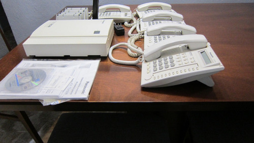 Conmutador Panasonic Kx-tea308 + 5 Telefonos Kx-t7730 (Usado)