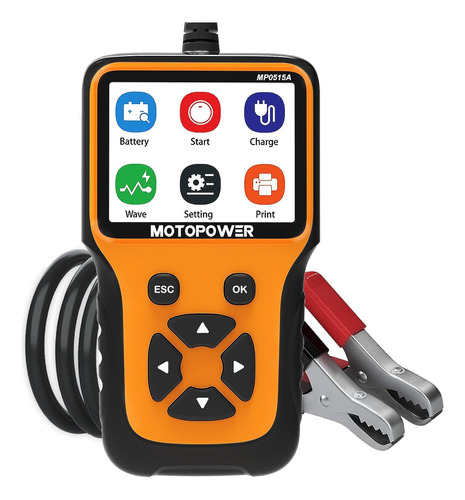 Motopower Mp0515a - Probador De Batería De Coche De 12 V