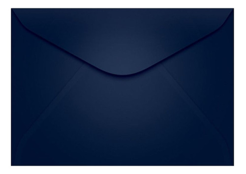 Envelope Visita Liso Color Plus Colorido 80g 72x108mm C/50un Cor Azul Marinho Porto Seguro