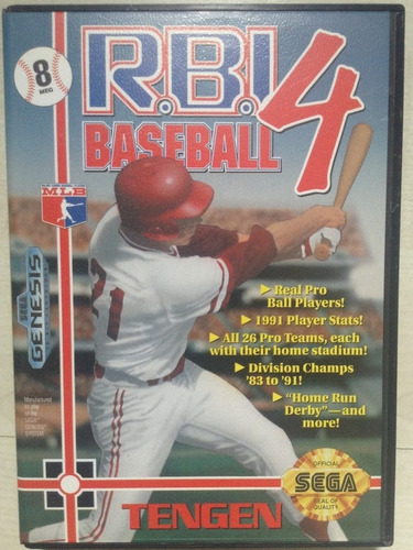 Game R.b.i 4 Baseball Sega Genesis Mega Drive - Completo