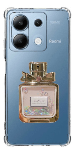 Funda Tpu Soporte Perfume Glitter Para Redmi Note 13 Pro 5g