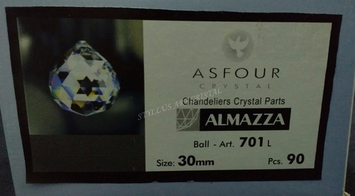 Imagem 6 de 7 de 10 Bola Cristal Asfour Esfera Feng Shui 3,0 Cm Lustres