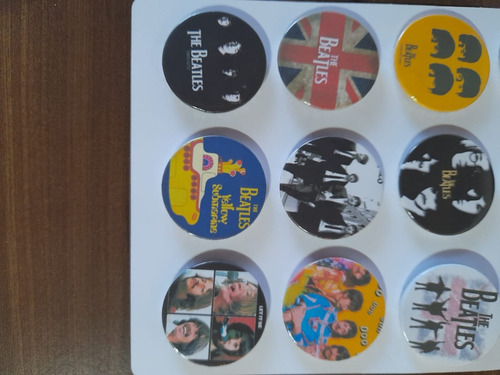 Imagem 4 de 5 de Cartela De Bottons Banda De Rock - Beat | Liverpool | Broche