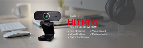 Cámara Web Apex Stream Redragaon Gw900, Cámara Web, 1080p, U