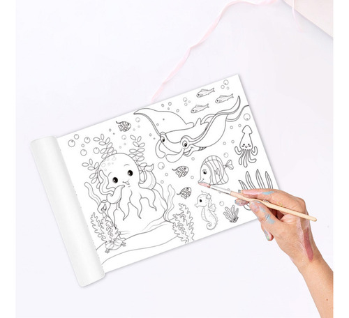Rollo De Dibujo Para Niños, Rollo De Graffiti De Papel Para