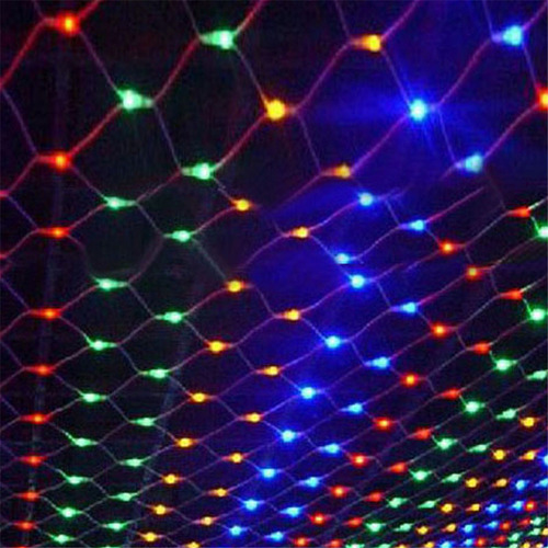 Nueva Cortina Led Con Forma De Hilo De Hadas, Malla Navideña
