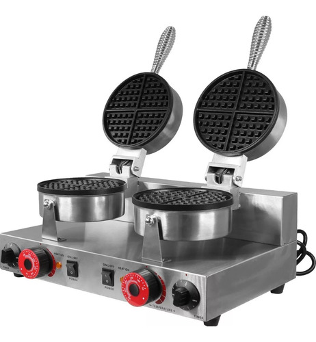 Wafflera Electrica Doble Industrial Antiadherente 2000w 250