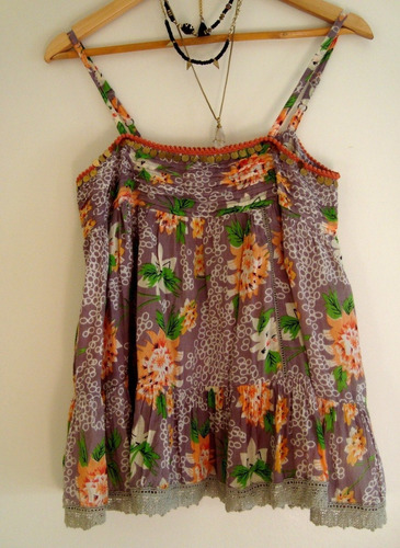 Top Rapsodia Fabi Cartagena Blusa India Bordado Monedas
